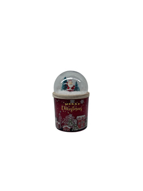 DO-HOME - Candela Paesaggio Con Babbo Natale Berries & Sugar 170G 7.1X7.1Xh.34. 5 Cm In Scatola Regalo