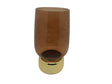 DO-HOME - Vaso Ambra Rosso In Vetro D. 14Xh.25 Cm