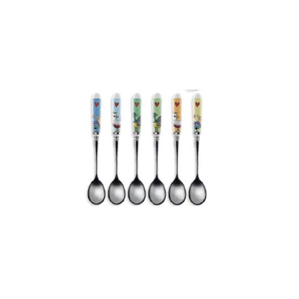 EGAN - Set of 6 Cocoricò spoons
