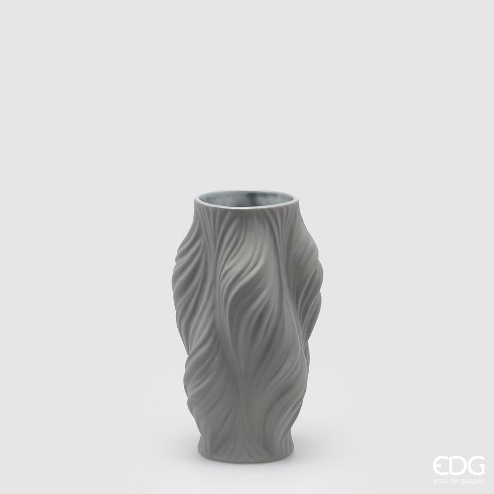 EDG - Brezza Vase H28X16X14 Gray C3