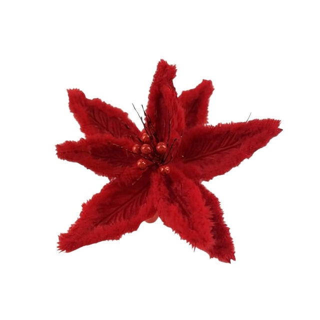 DO-HOME - Fiore Rosso In Tessuto D.30 Cm