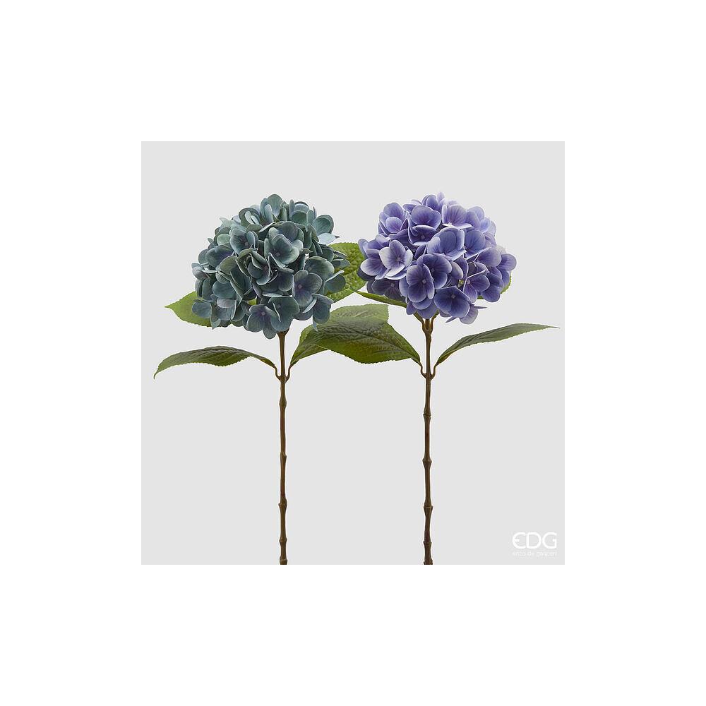 EDG - Noble Hydrangea New Branch With Leaves H.60 [Blue]