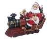 DO-HOME - Treno Babbo Natale In Poliresina Con Luci A Batteria 2Xaaa 33X14.5Xh.25 Cm