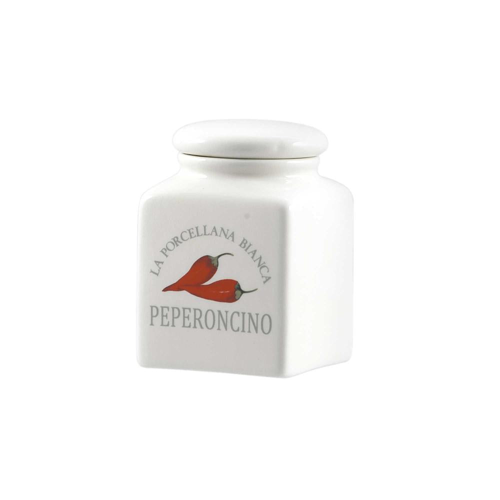 WHITE PORCELAIN - Preserve Chili Pepper Jar 0.175 L