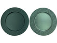 DO-HOME - Sottopiatto Verdone In Plastica D.33Xh.1 Cm [Chiaro]