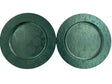 DO-HOME - Sottopiatto Verdone In Plastica D.33Xh.1 Cm [Alberelli]