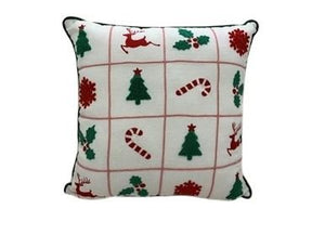 DO-HOME - Cuscino Natalizio In Poliestere 45X45 Cm In Confezione Termoretratta