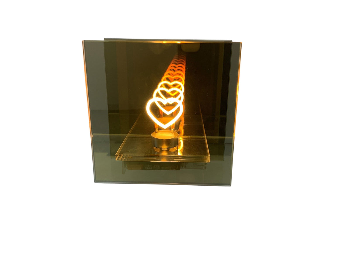 DO-HOME - Decorazione Luci Led In Vetro A Batteria 2Xaa 12X6Xh.12 Cm In Scatola Regalo