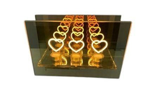 DO-HOME - Decorazione Luci Led In Vetro A Batteria 2Xaa 18X6.2Xh.12 Cm In Scatola Regalo