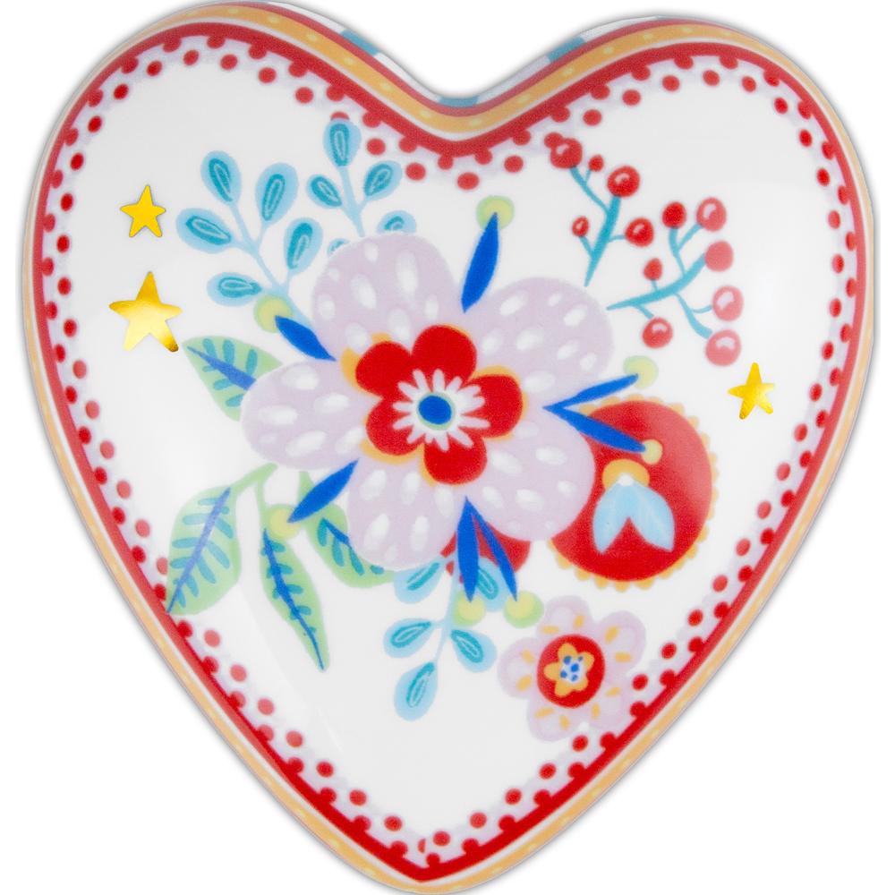 BACI MILANO - Mamma Mia Heart Large Porcelain Flower 12X11,5X14H