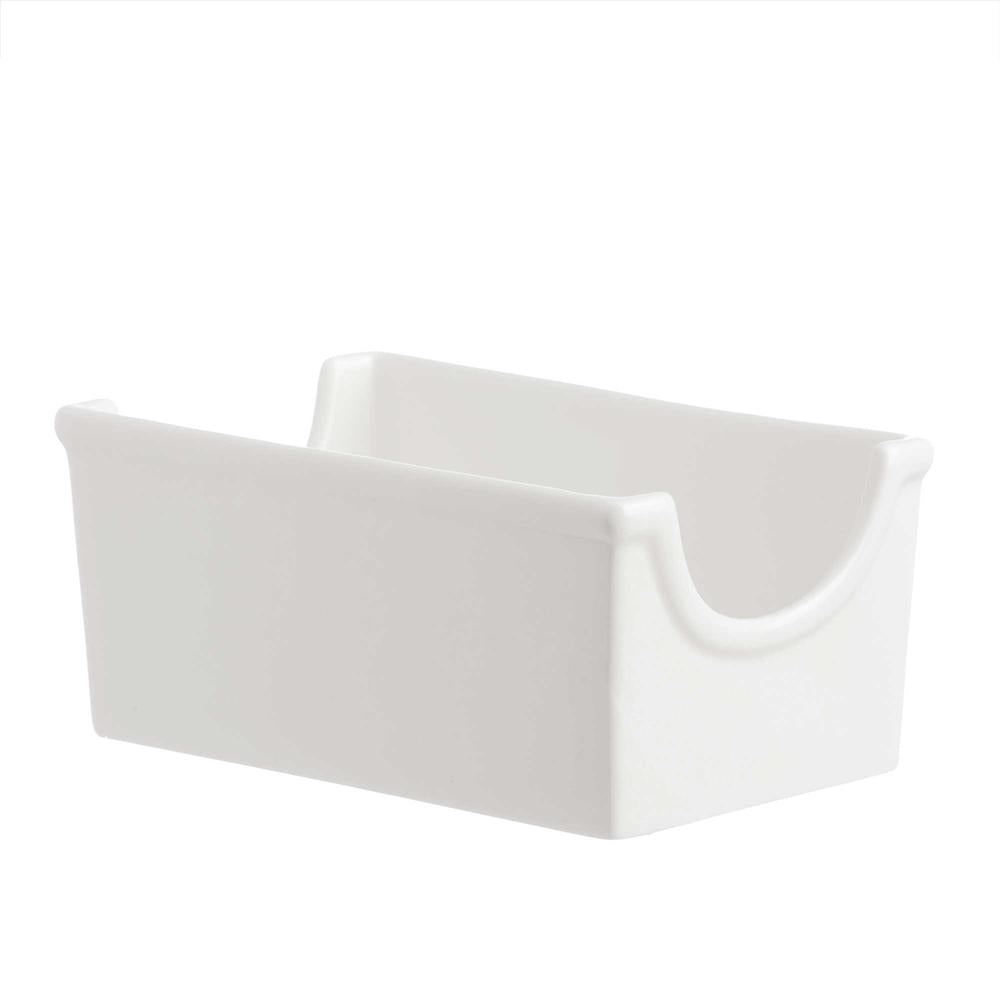 WHITE PORCELAIN - Menage Sachet holder 11.5 cm