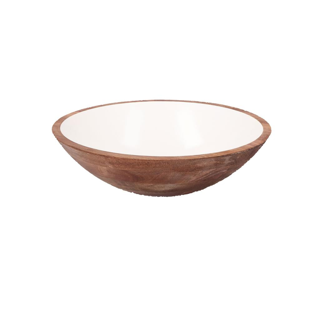 WHITE PORCELAIN - Libeccio Medium Bowl 25.4X25.4X7.2Cm