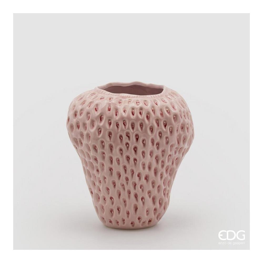 EDG - Vaso Chakra Fragola In Ceramica 22X25H