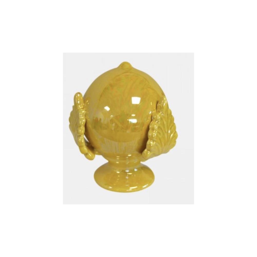 SOUVENIR PLANET - Small Yellow Pearly Pumo