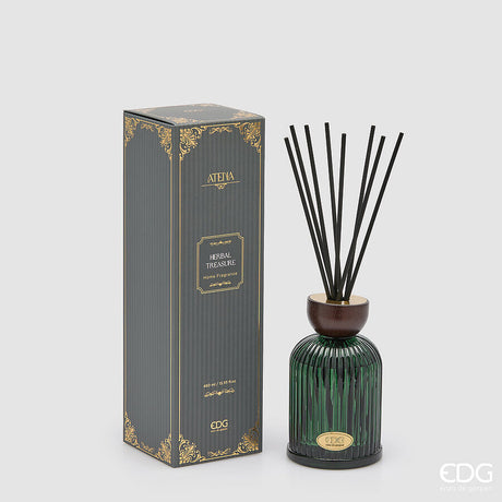 EDG - Profumatore Bottiglia Atena 460Ml H.16 D.9 Herbal Treasure