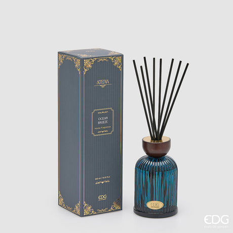 EDG - Profumatore Bottiglia Atena 460Ml H.16 D.9 Ocean Breeze