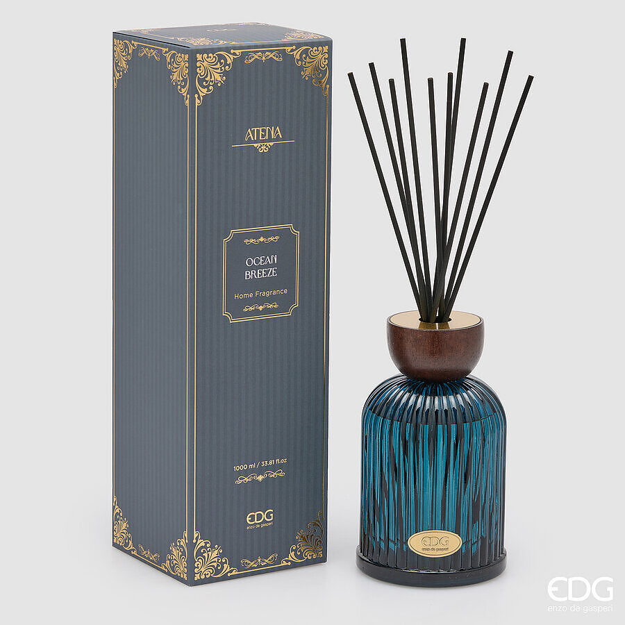 EDG - Profumatore Bottiglia Atena 1.000Ml H.20 D.11 Ocean Breeze
