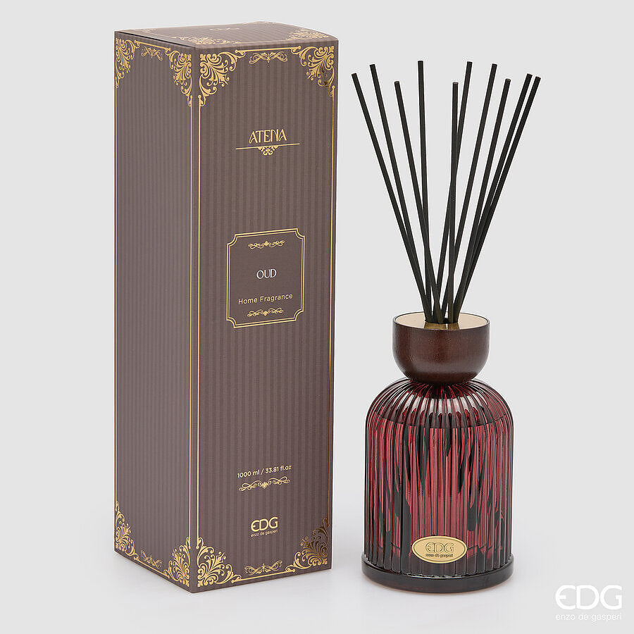 EDG - Profumatore Bottiglia Atena 1.000Ml H.20 D.11 Oud