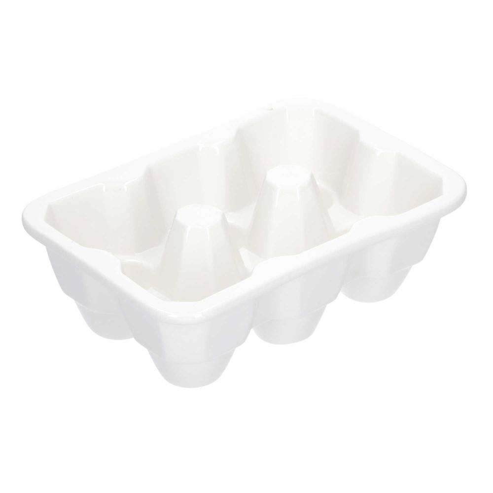 PORCELANA BLANCA - Contenedor para Huevos 16X11X5