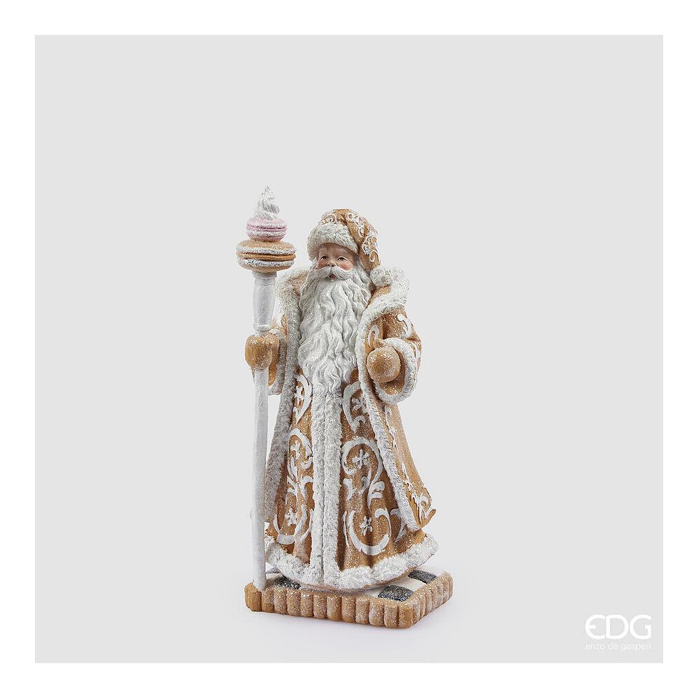 EDG - Santa Hazelnut Decoration In Polyresin H33 Cm