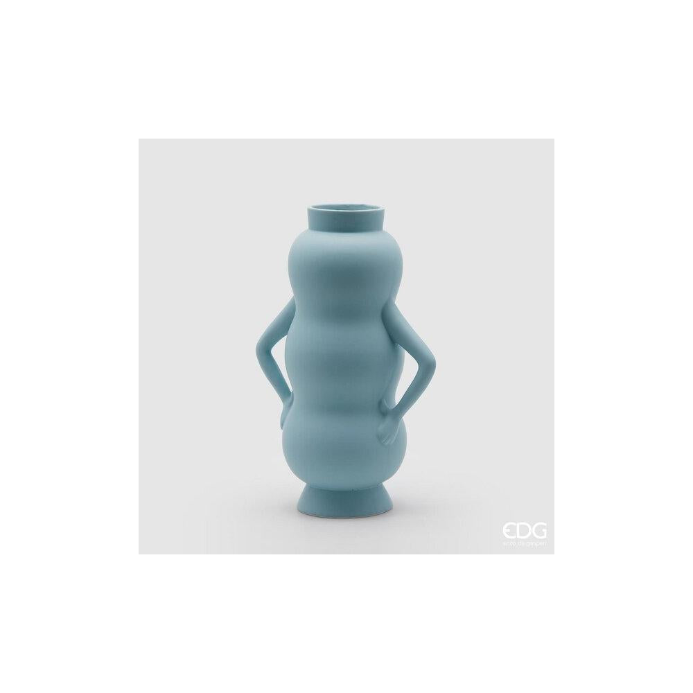 EDG - Ceramic Trilobe Vase W/Handles H39 D16