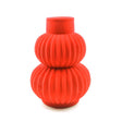 DO-HOME - Vaso In Ceramica Velluto Rosso D.19Xh.26 Cm
