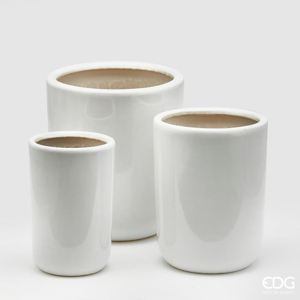 EDG - Vaso Rotondo In Ceramica H24 Cm [Piccolo]