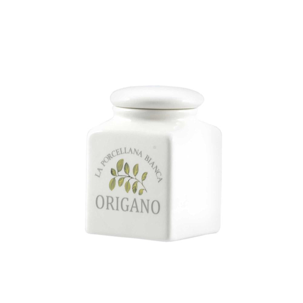 WHITE PORCELAIN - Preserve Oregano Porcelain Jar 0.175L