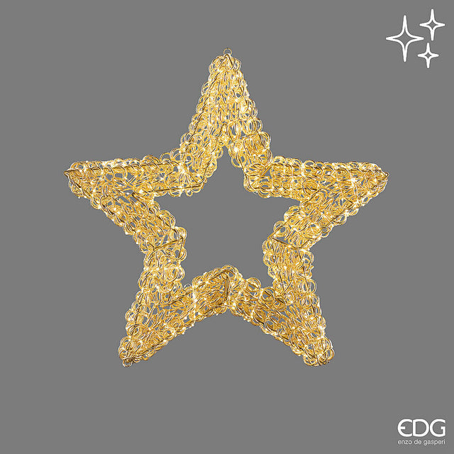 EDG - Decoro Curly Stella Microled D.78 Ip44 C6 — Gold