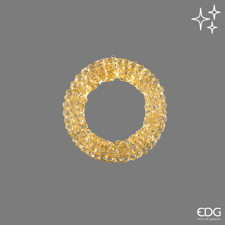 EDG - Corona Led Curly 500Microled D.50 Ip44 C6 — Gold