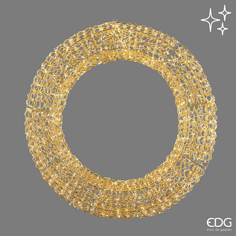 EDG - Corona Led Curly Microled D.90 Ip44 C6 — Gold