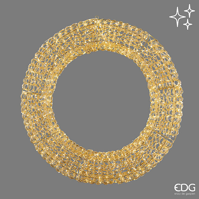 EDG - Corona Led Curly Microled D.90 Ip44 C6 — Gold
