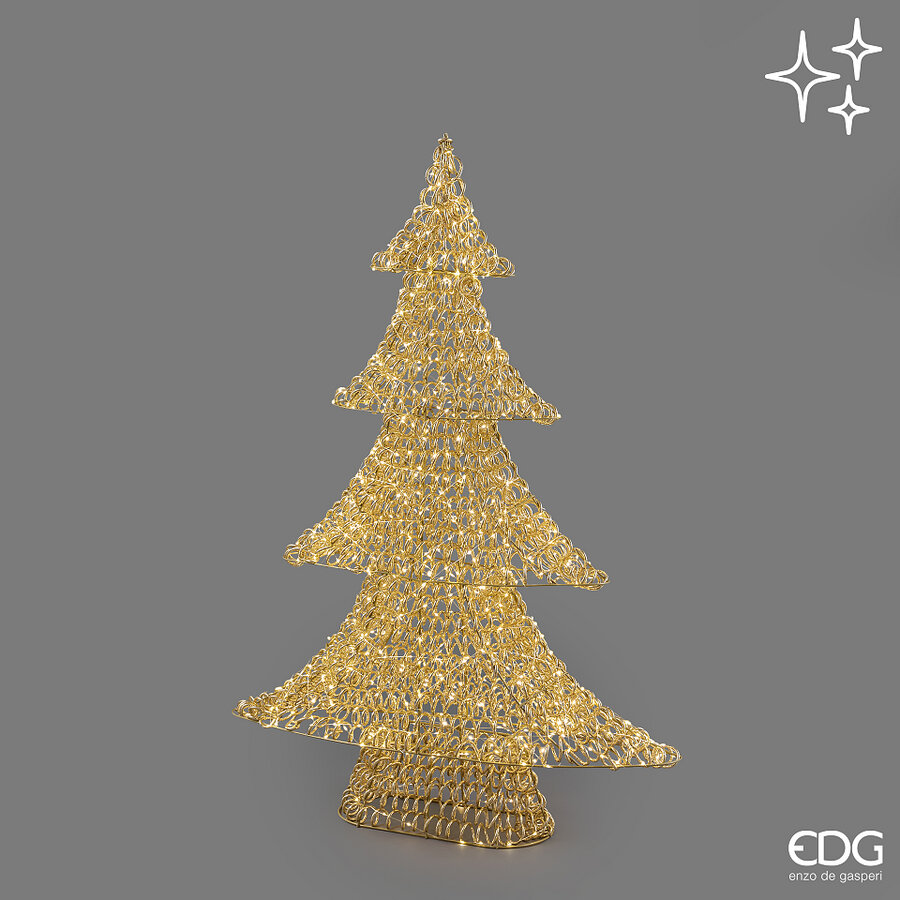 EDG - Albero Led Curly Microled H.120 L.86 L.23 Ip44 C6 — Gold