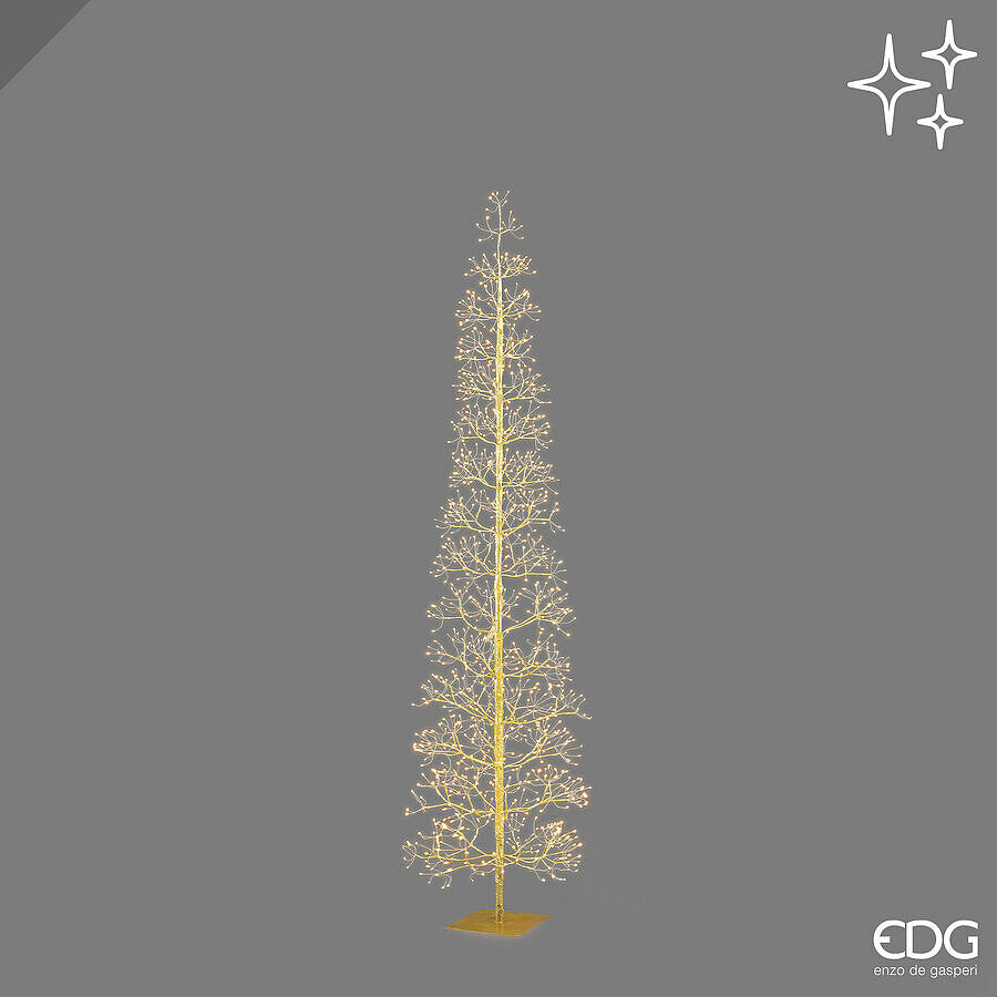EDG - Albero Led Faggio Slim Led H.180 D.45 Ip44 C6 — Gold
