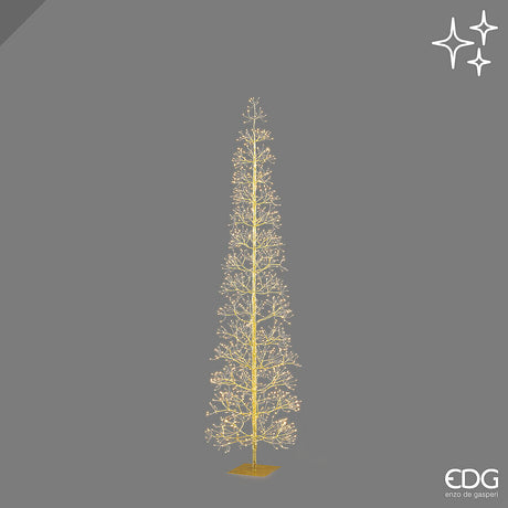 EDG - Albero Led Faggio Slim Led H.180 D.45 Ip44 C6 — Gold