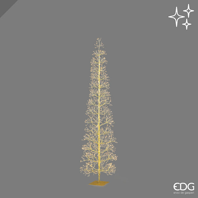 EDG - Albero Led Faggio Slim Led H.180 D.45 Ip44 C6 — Gold