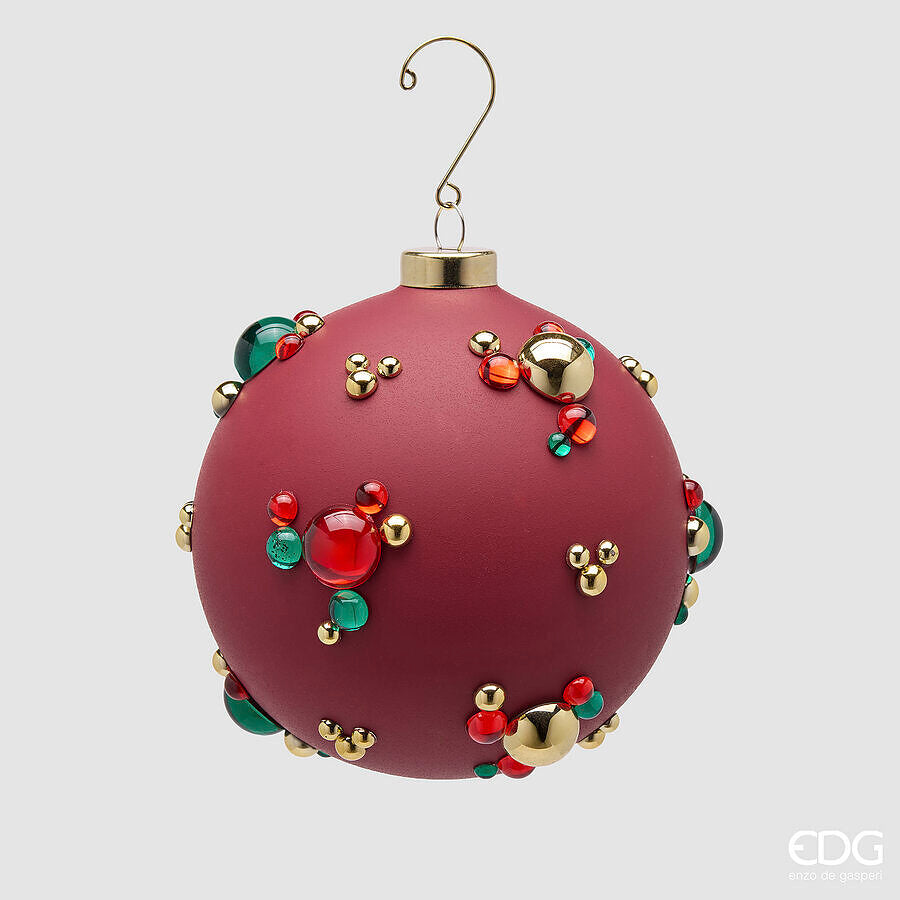 EDG - Addobbo Palla Bolle D.12 C6 — Red