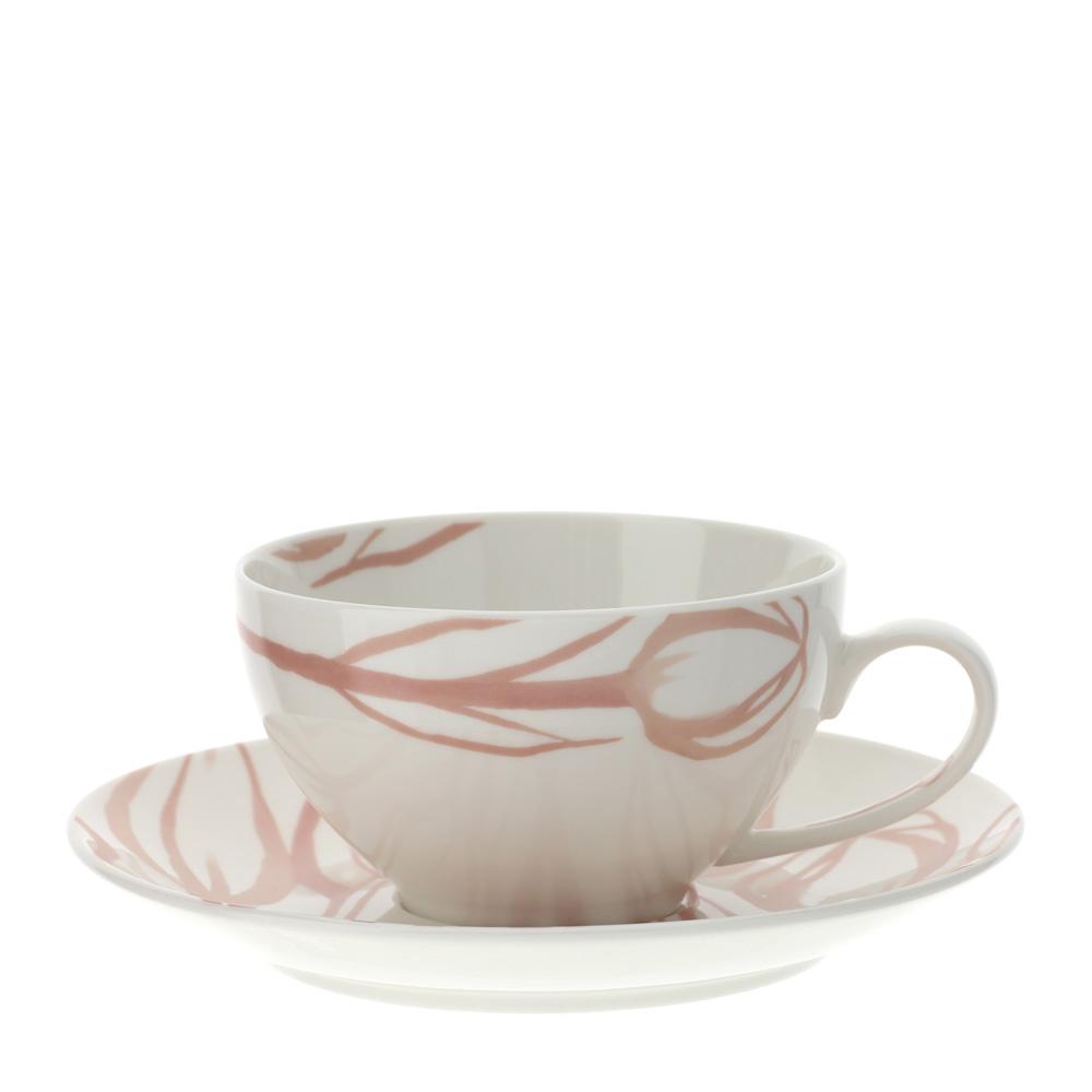 HERVIT - Porcelain Tulip Breakfast Cup 12Xh7Cm