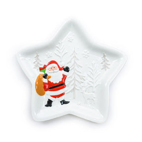 DO-HOME - Vassoio Stella In Ceramica 28.5X27Xh.3 Cm