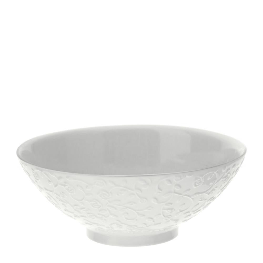 HERVIT - White Porcelain Bowl 21Xh8Cm