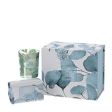 HERVIT - 70G Candle+120G Botanic Blue Soap Set