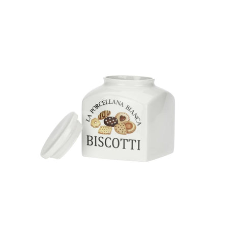 WHITE PORCELAIN - Deco Cookie Jar Preserver 3.5 L