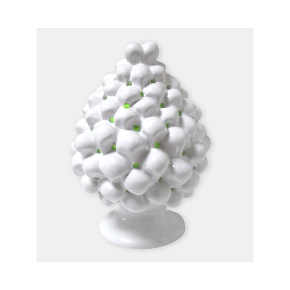 SOUVENIR PLANET - Pine Cone With LED H 15 Cm White