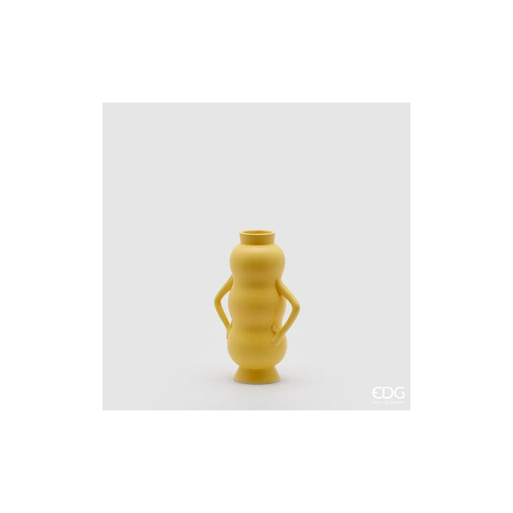 EDG - Ceramic Trilobe Vase W/Handles H24 D10