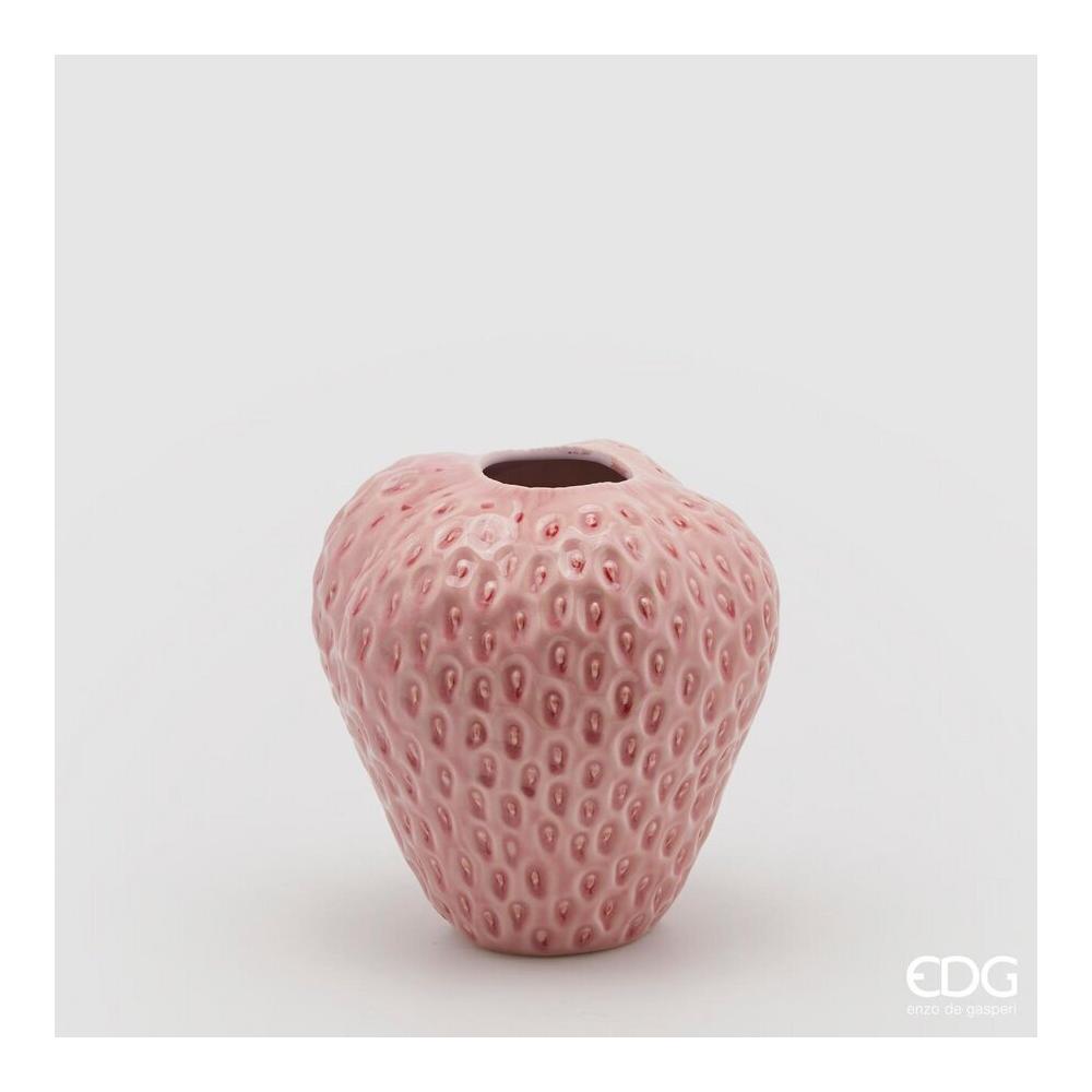 EDG - Vaso Chakra Fragola In Ceramica 20X21H