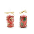 DO-HOME - Candela Pillar Natalizia In Cera D.7Xh.10.5 Cm Colori Assortiti