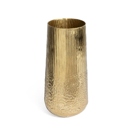 DO-HOME - Vaso Oro In Alluminio D.14Xh.30 Cm