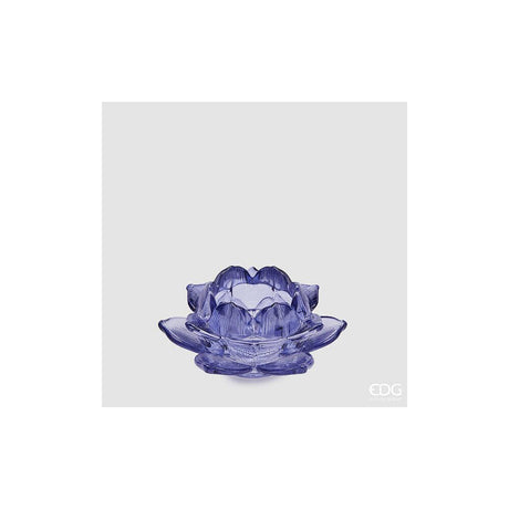 EDG - Lotus H4 D10 Glass Candle Holder