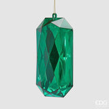 EDG - Decoro Diamante Rettangolare Da Appendere H.19,5 L.9,5 L.7 C5 — Emerald Green
