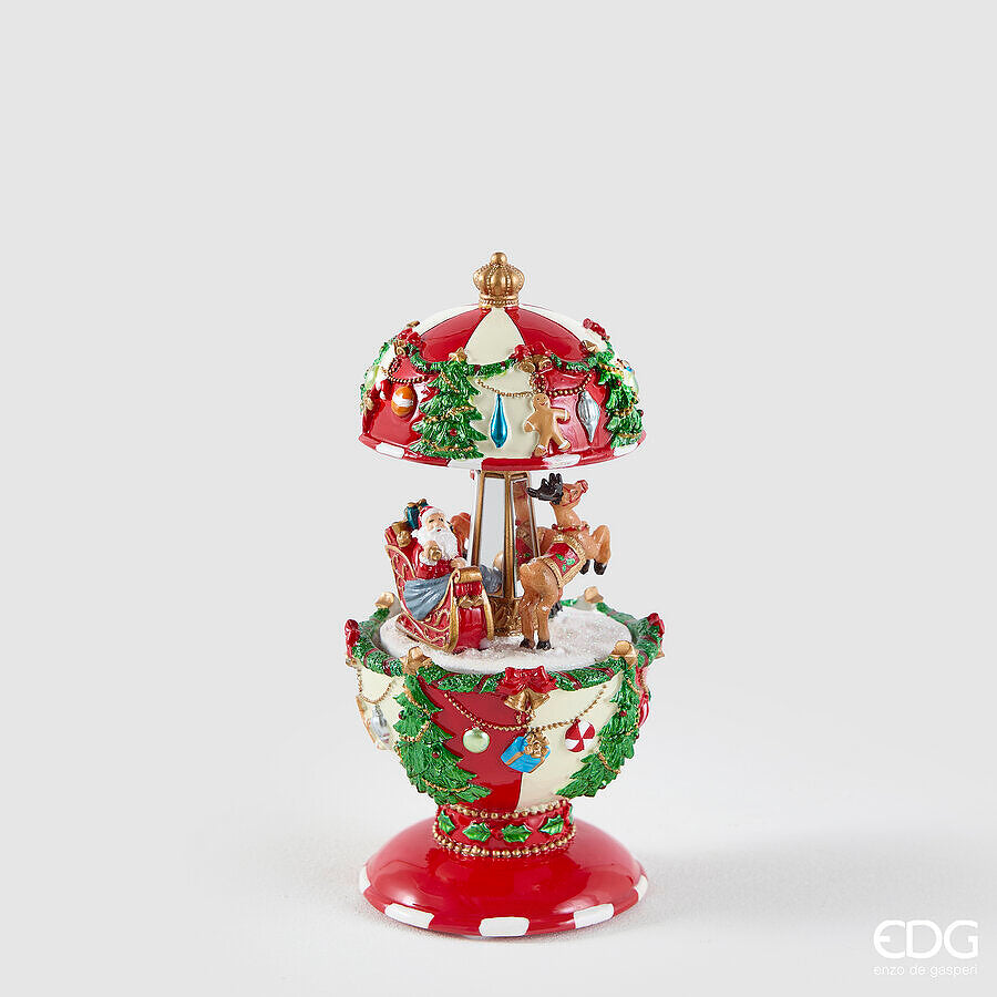 EDG - Carillon Babbo Slitta H.17 D.8.5 Carillon C6 — Green Red